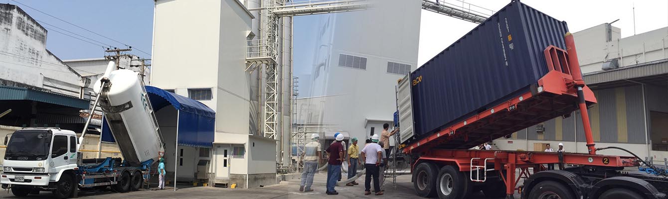 Sea Bulk Container & Tank Car Loading / Unloading 